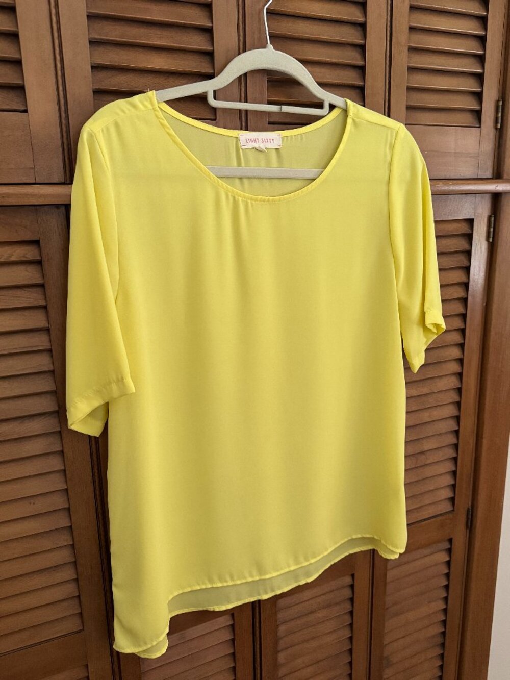 NEW Eight Sixty Yellow Top (Size L)